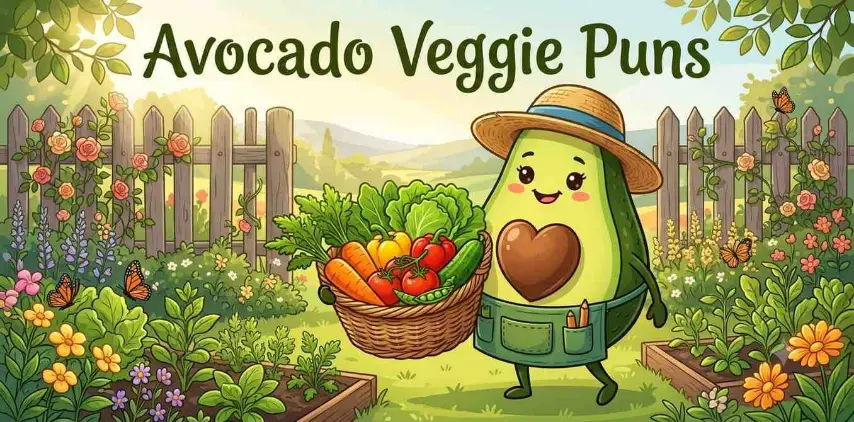 Avocado Veggie Puns             