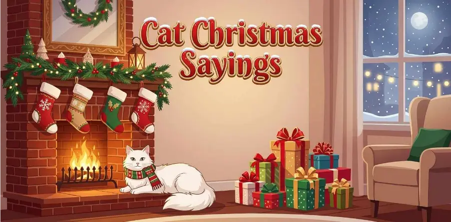 Cat Christmas Sayings