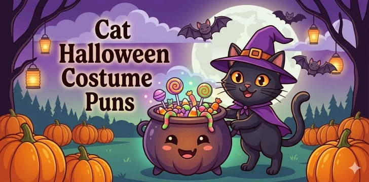 Cat Halloween Costume Puns