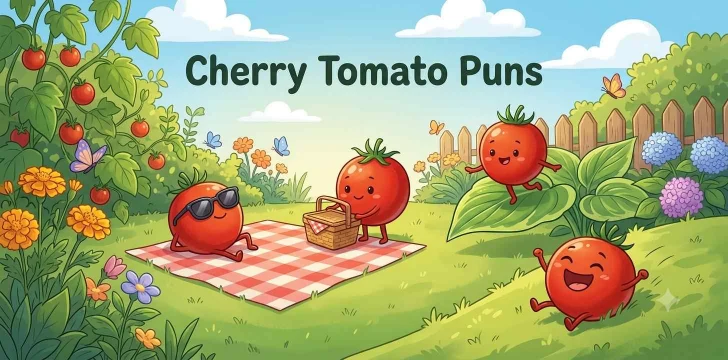 Cherry Tomato Puns