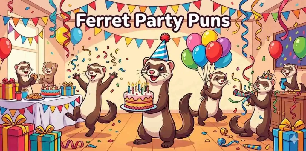 Ferret Party Puns