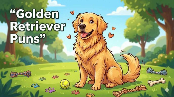 Golden Retriever Puns