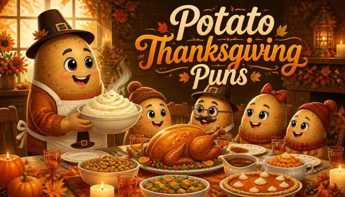 Potato Thanksgiving Puns