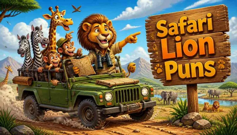 Safari Lion Puns