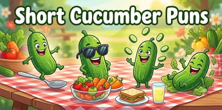 Short Cucumber Puns