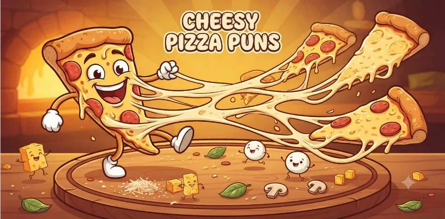 Cheesy Pizza Puns