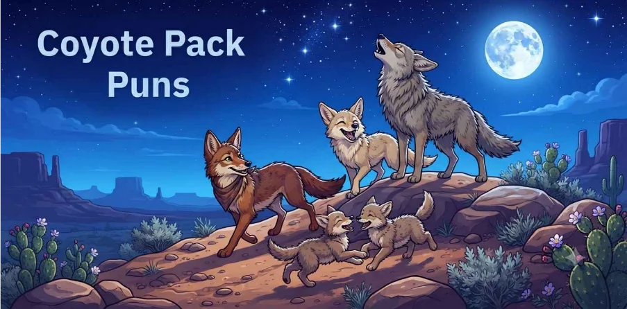 Coyote Pack Puns       