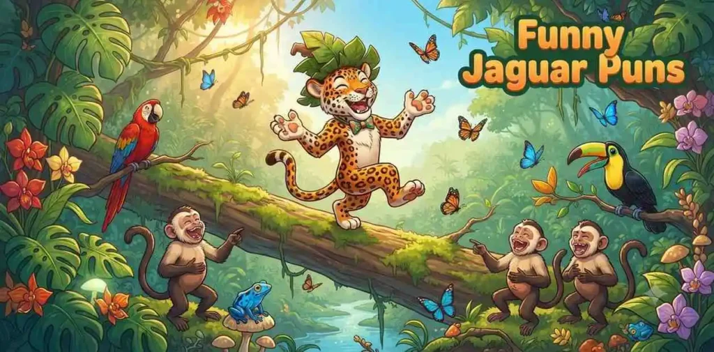 Funny jaguar jungle laugh