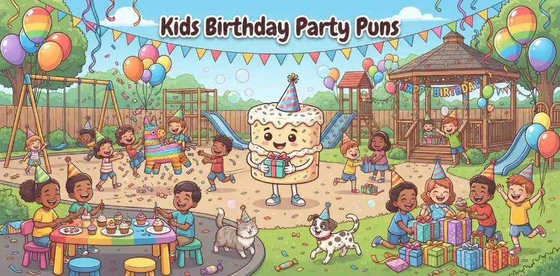 Kids Birthday Party Puns