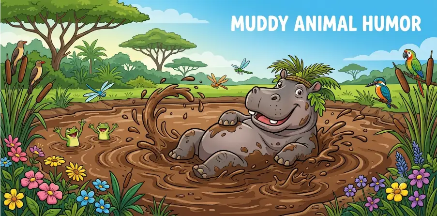 Muddy Animal Humor     