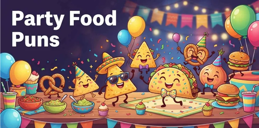 Party Food Puns