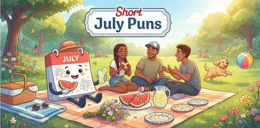Short July Puns