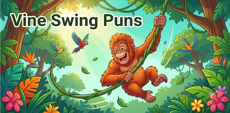 Vine Swing Puns   