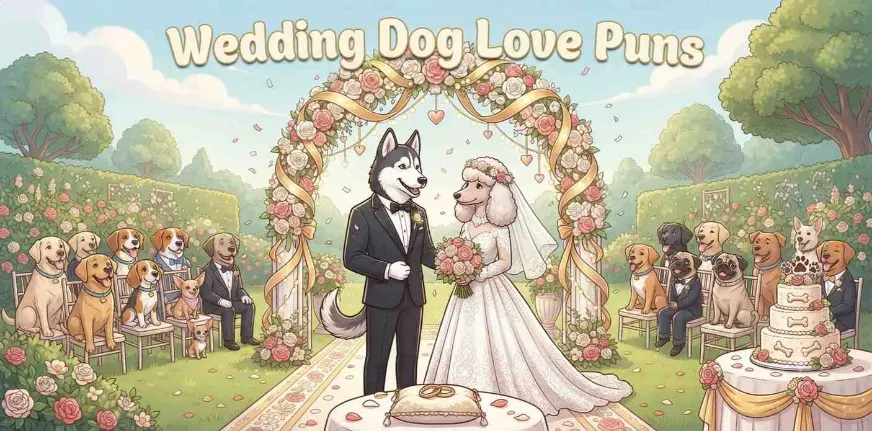 Wedding Dog Love Puns