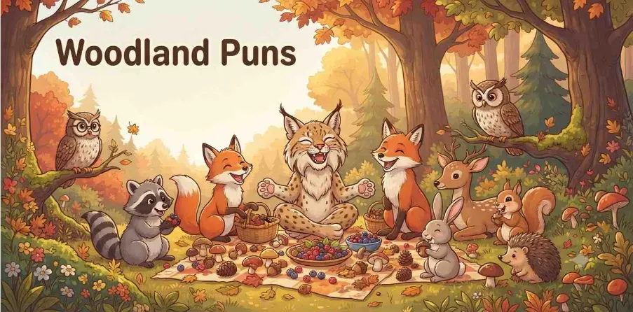 Woodland Wildlife Puns