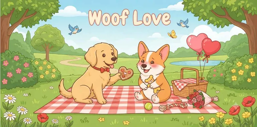 Woof Love Puns