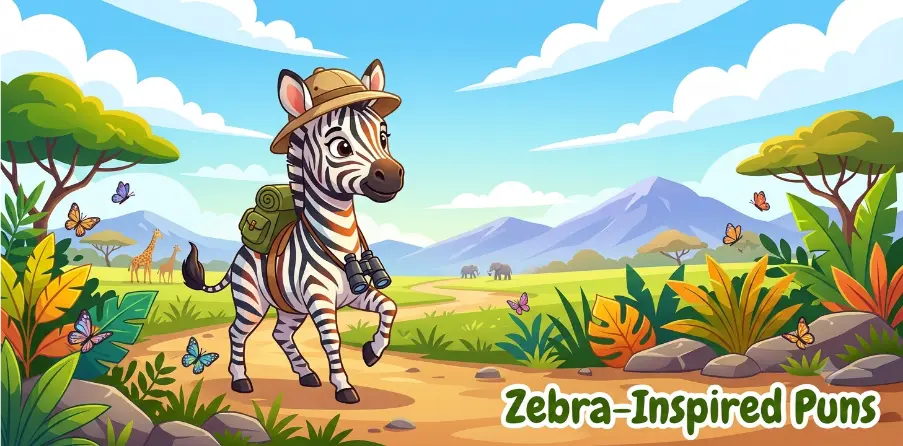 Zebra-Inspired Puns 