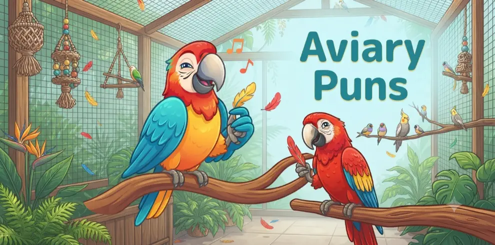 Aviary Puns    