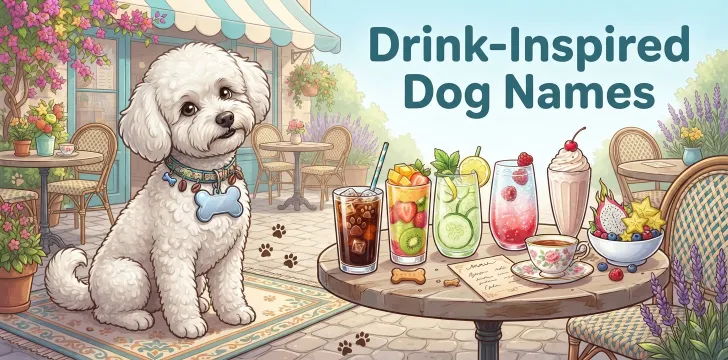 Drink-Inspired Dog Names