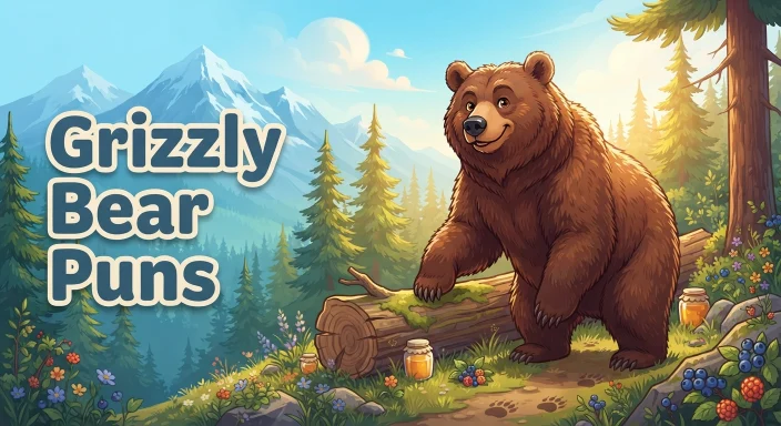 Grizzly Bear Puns