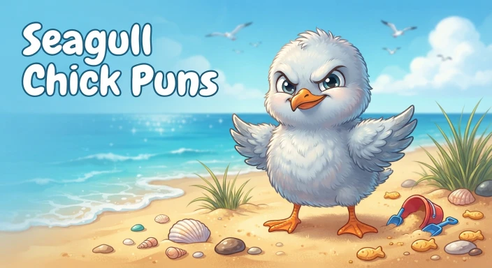 Seagull Chick Puns