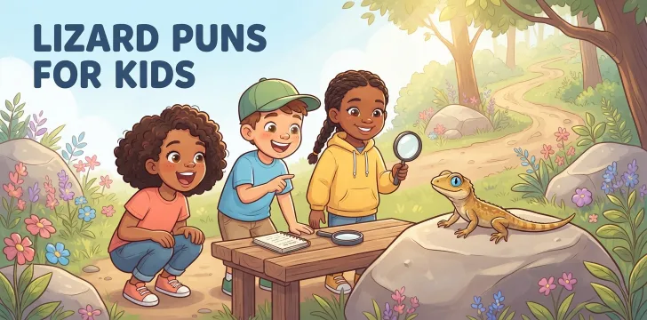 Lizard Puns for Kids