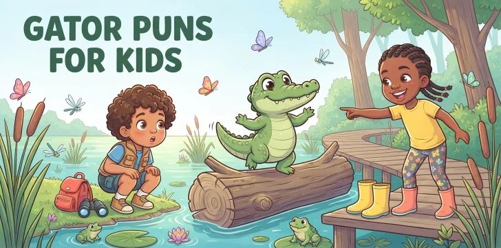 Playful Gator Puns for Kids      